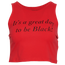 HGC Apparel It's A Great Day To Be Black Tank Top - Women's Red/White