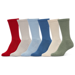 Youth - LCKR 6 Pack Basic Crew Socks - Multi
