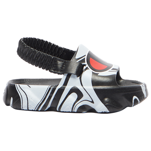 

Champion Boys Champion Meloso Squish Swirl - Boys' Toddler Shoes Black/White Size 7.0