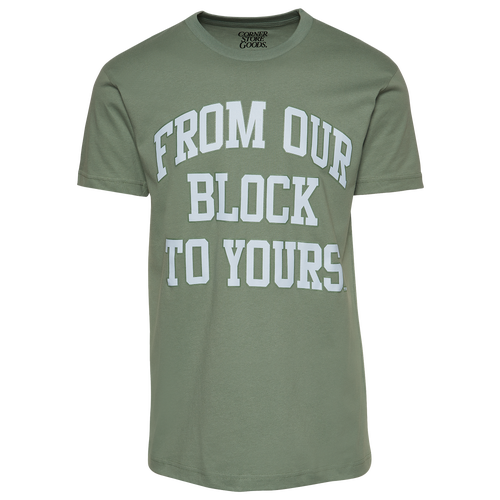 

Corner Store Goods Mens Corner Store Goods Fobty T-Shirt - Mens Green/Blue Size M