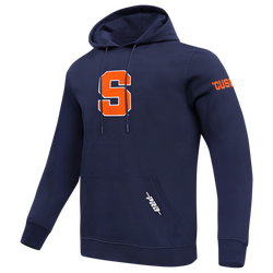 Men's - Pro Standard Syracuse University Classic Chenille Pro Hoodie - Midnight Navy