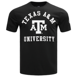 Men's - Pro Standard Texas A&M University Classic Stacked Logo Tee - Black