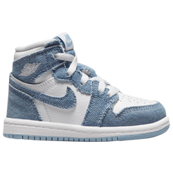 Girls' Infant - Jordan Retro 1 High OG - White/Blue/Gold