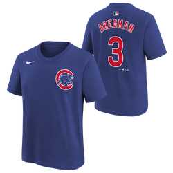 Youth - Nike MLB Cubs Kids Name & Number T-Shirt - Blue