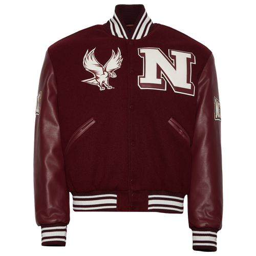 

Campus Remix Mens Campus Remix North Carolina Central University Jacket - Mens Maroon/Cream Size L