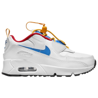 Kids Foot Locker - Staples of history. The triple white #Nike Air Max 90 is  a collection staple.