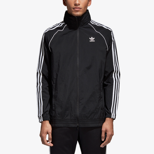 

adidas Originals Mens adidas Originals Superstar Windbreaker - Mens Black/White Size L