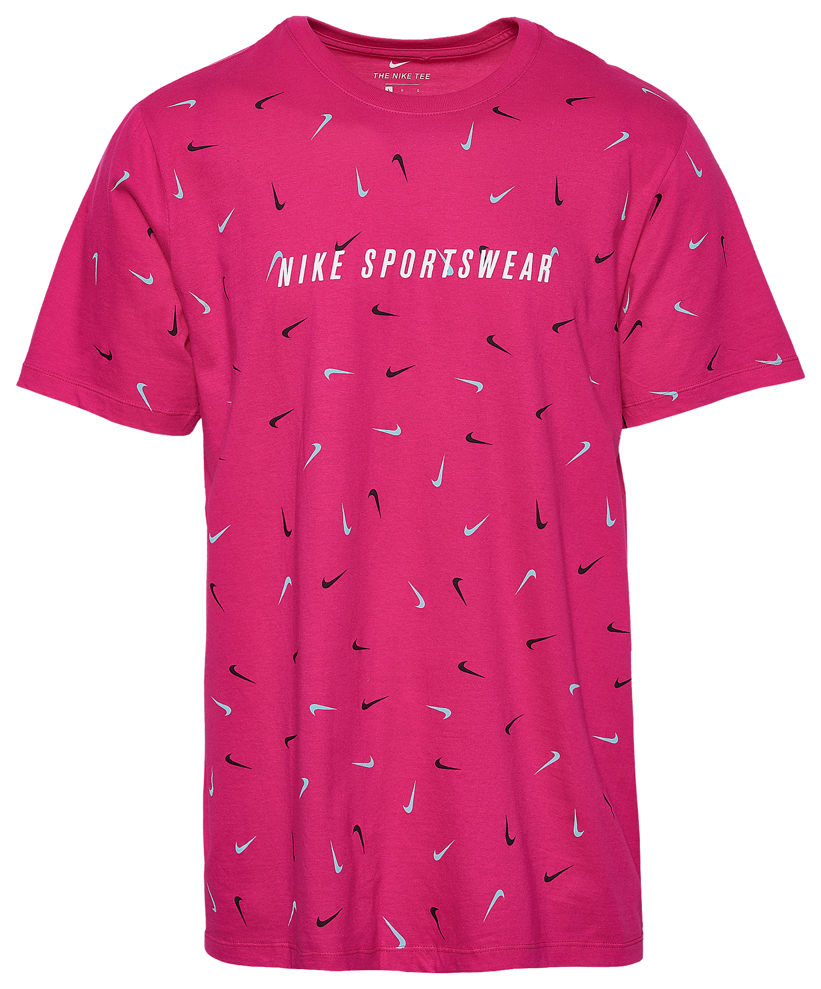 turquoise and pink nike shirt