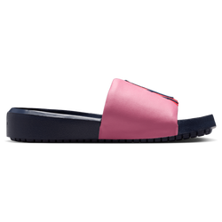Women's - Jordan Nola Slides - Obsidian/Desert Berry/Track Red