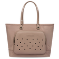 Crocs Large Tote with Pockets - Crocs Latte