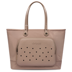 Adult - Crocs Large Tote with Pockets - Latte