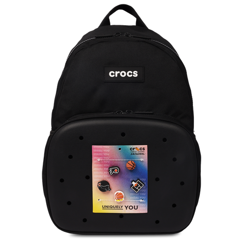 Crocs Back to School Backpack with EVA Front Pocket - Crocs Black
