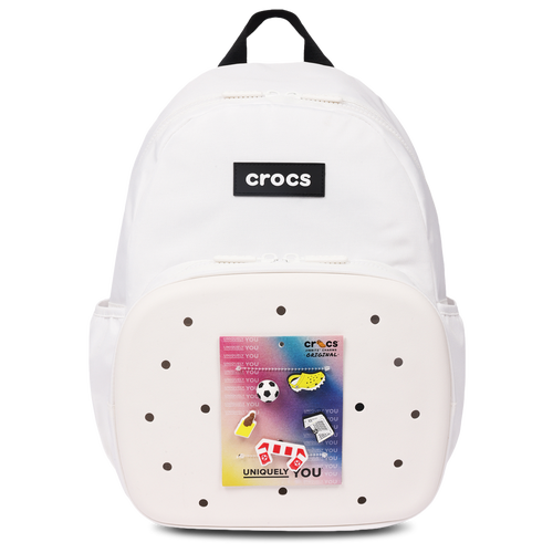  - Crocs Back to School Backpack with EVA Front Pocket - White