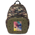 Crocs Back to School Backpack with EVA Front Pocket - Crocs Camo