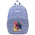 Crocs Back to School Backpack with EVA Front Pocket - Adult Blue Haze