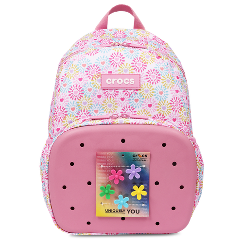Crocs Back to School Backpack with EVA Front Pocket - Crocs Quiet Rose