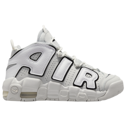 Boys' Grade School - Nike Air More Uptempo KI - Photon Dust/Metallic Silver/Black