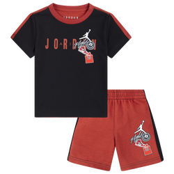 Boys' Toddler - Jordan AJ Patch FT Shorts - Red/Black