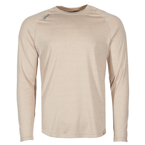 Shop Legends Mens  Enzo Long Sleeve T-shirt In River Rock Heather/river Rock Heather