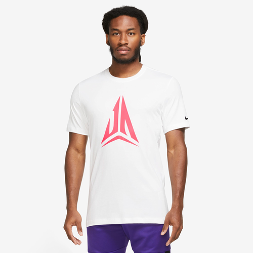 

Nike Mens Nike Ja Morant T-Shirt - Mens White/White Size L