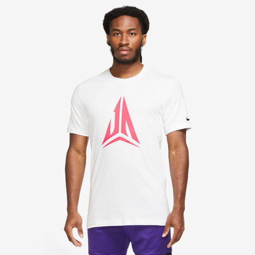 

Nike Mens Nike Ja Morant T-Shirt - Mens White/White Size XL