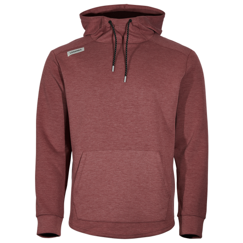 

Legends Mens Legends Hawthorne Tech Hoodie - Mens Zinfandel Heather/Black Size L