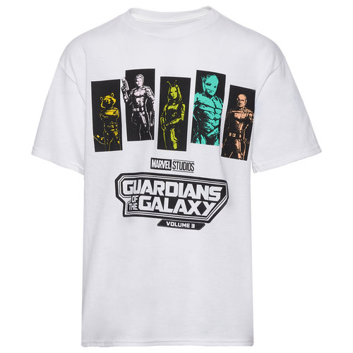 

Boys Guardians of the Gal Guardians of the Galaxy Guardians of the Galaxy Culture T-Shirt - Boys' Grade School White/White Size L