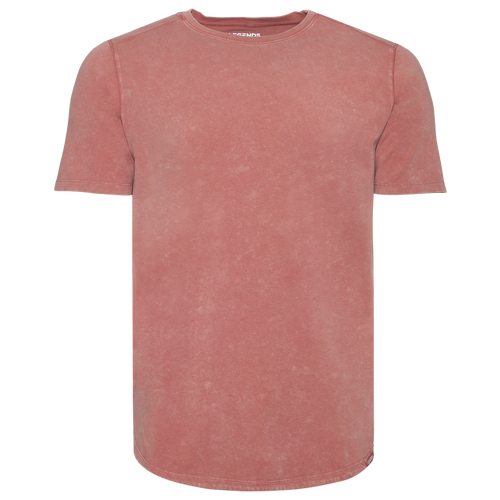 

Legends Curved Hem Aviation T-Shirt - Mens Washed Withered Rose/Washed Withered Rose Size M