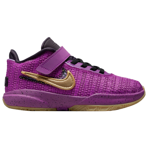 

Nike LeBron XX SE - Boys' Preschool Vivid Purple/Metallic Gold/Black Size 11.0