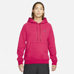 Men's - Jordan Jumpman Fleece Pullover - Mystic Hibiscus/White