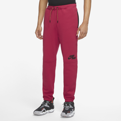 Men's - Nike Jumpman Fleece Pants - Mystic Hibiscus/Black