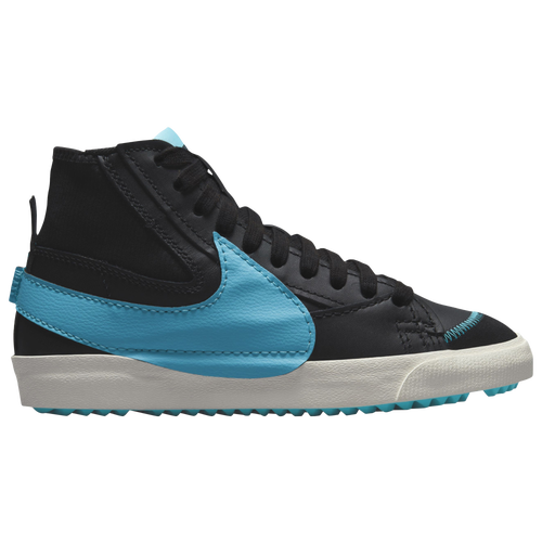 Nike Blazer Mid '77 Jumbo "black/baltic Blue" Sneakers In Baltic Blue/black/sail