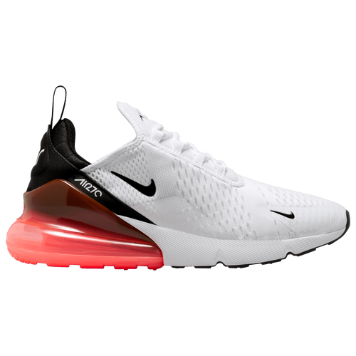 Nike Air Max 270 Sneaker In White/black/hot Punch