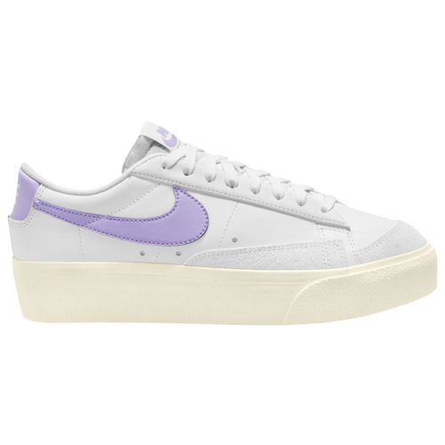 Shop Nike Womens  Blazer Low Platform In Purple/purple