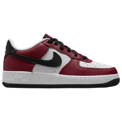 Boys' Grade School - Nike Air Force 1 LV8 - Red/Black