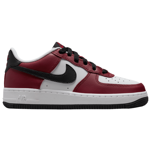 Nike Big Kids' Air Force 1 Lv8 Casual Shoes In Red/black