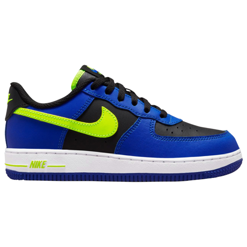 

Boys Preschool Nike Nike Air Force 1 LV8 - Boys' Preschool Basketball Shoe Racer Blue/Black/Volt Size 03.0