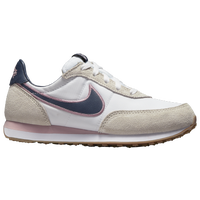 Girls' Preschool - Nike Waffle Trainer 2 - White/Navy/Pink