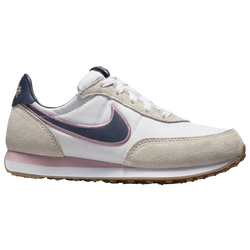 Girls' Preschool - Nike Waffle Trainer 2 - White/Navy/Pink