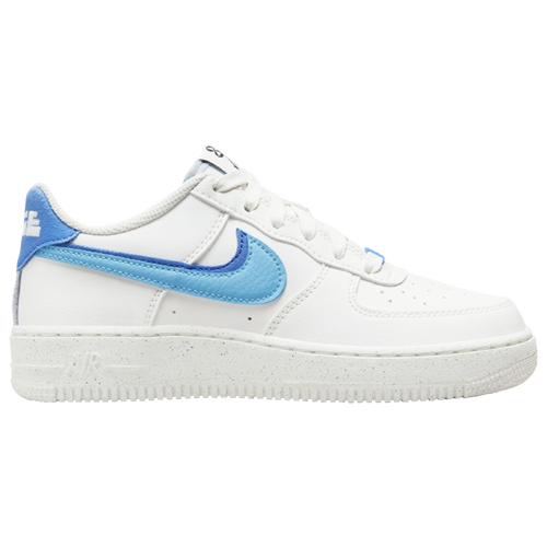 

Boys Nike Nike Air Force 1 LV8 - Boys' Grade School Shoe White/Blue/Black Size 05.5