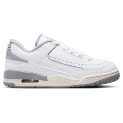 Boys' Grade School - Jordan 2/3 - White/Grey