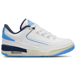Boys' Grade School - Jordan 2/3 - White/Blue/Navy
