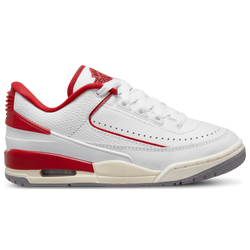 Boys' Grade School - Jordan 2/3 - Sail/Red/White