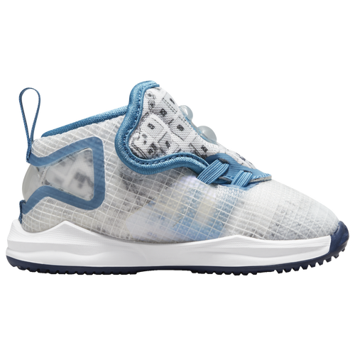 

Boys Nike Nike LeBron XIX - Boys' Toddler Basketball Shoe White/Blue Size 06.0