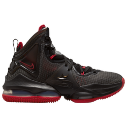 Boys' Grade School - Nike LeBron 19 - Black/Red