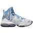 Nike LeBron 19 - Boys' Grade School White/Dutch Blue/Blue Void