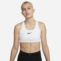 Nike Women's Medium Support Non Padded Sports Bra with Band Smoke
