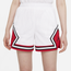 Jordan Essential Plus Diamond Shorts - Women's White/Red