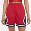 Jordan Essential Plus Diamond Shorts - Women's University Red/Midnight Navy