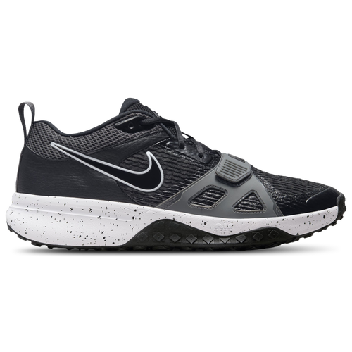 

Nike Mens Nike Air Zoom Diamond Elite Turf - Mens Baseball Shoes Black/White/Iron Grey Size 12.0